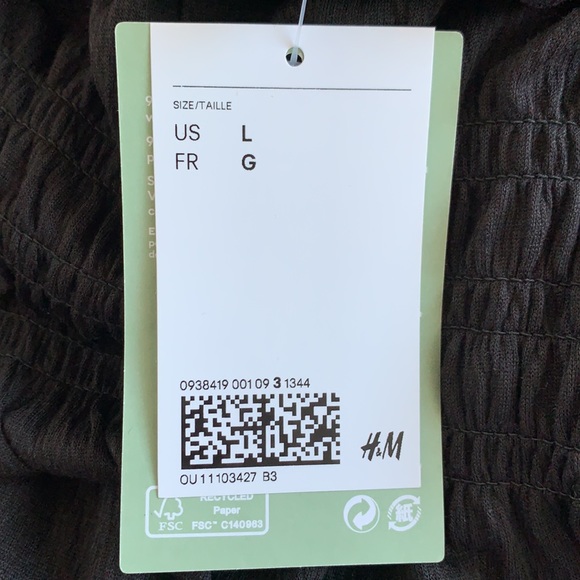 H&M Black Off-the-Shoulder Dress Large - Picture 4 of 5